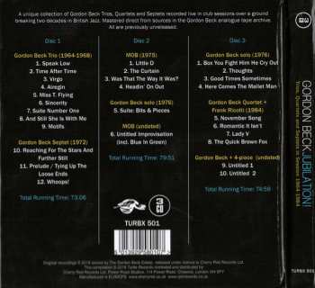 3CD/Box Set Gordon Beck: Jubilation! 94110