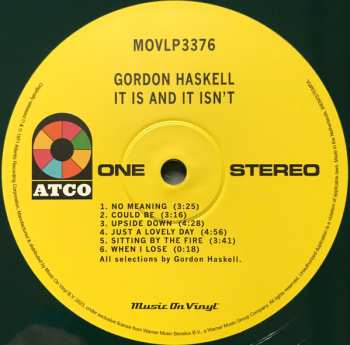 LP Gordon Haskell: It Is And It Isn't CLR | LTD | NUM 497952