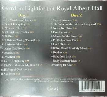 2CD Gordon Lightfoot: At Royal Albert Hall 465494