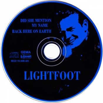 CD Gordon Lightfoot: Did She Mention My Name - Back Here On Earth 183273