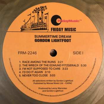 LP Gordon Lightfoot: Summertime Dream CLR | LTD 470323