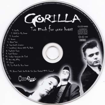 CD Gorilla: Too Much For Your Heart 305728