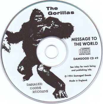 CD The Gorillas: Message To The World 467293
