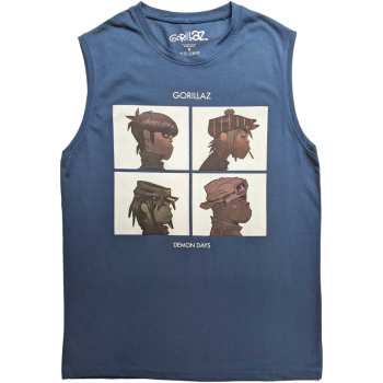 Merch Gorillaz: Gorillaz Unisex Tank T-shirt: Demon Days (large) L