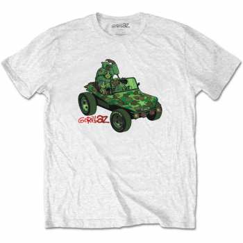 Merch Gorillaz: Tričko Green Jeep  L