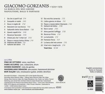 CD Giacomo Gorzani: La Barca Del Mio Amore 408058