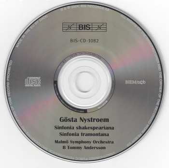 CD Gösta Nystroem: Sinfonia Shakespeariana / Sinfonia Tramontana 427530
