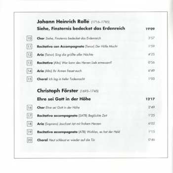 CD Gottfried August Homilius:  Christmas Cantatas, Jauchze Du Tochter Zion 115135