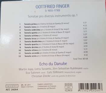 CD Gottfried Finger: Sonotae Pro Diversis Instrumentis Op.1 115249