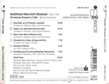 CD Gottfried Heinrich Stölzel: Christmas Oratorio (Epistle Cantatas) 516538