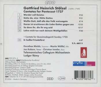 CD Gottfried Heinrich Stölzel: Cantatas For Pentecost 288703