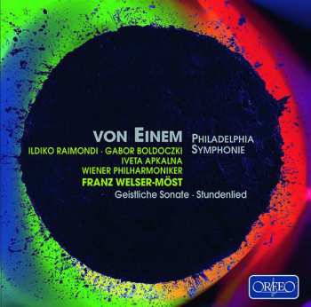Album Gottfried von Einem: Philadelphia Symphonie / Geistliche Sonate / Stundenlied