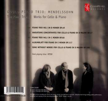 CD Gould Piano Trio: The Piano Trios; Works For Cello & Piano 326924