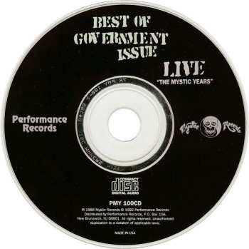 CD Government Issue: Best Of Government Issue • Live - The Mystic Years 474552