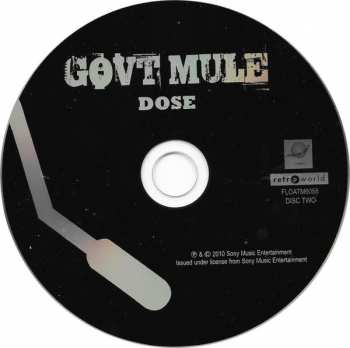 2CD Gov't Mule: Life Before Insanity/Dose 20290