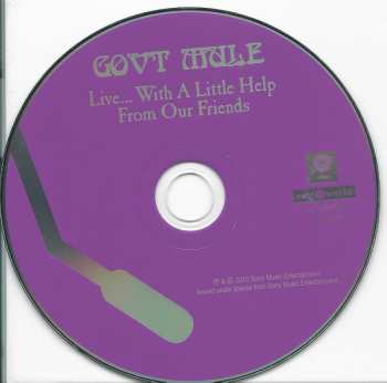 2CD Gov't Mule: Live...With A Little Help From Our Friends 101390
