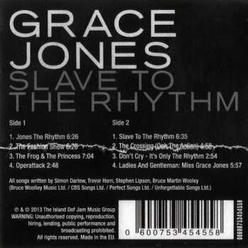 LP Grace Jones: Slave To The Rhythm PIC | LTD 399899