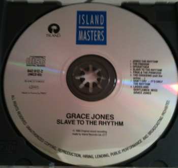 CD Grace Jones: Slave To The Rhythm 32988