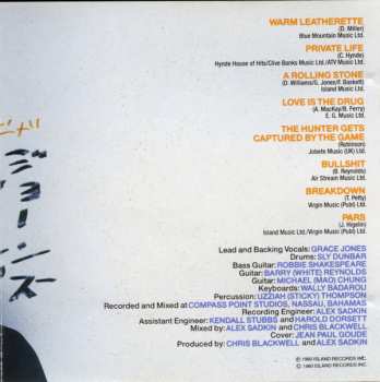 CD Grace Jones: Warm Leatherette 444850