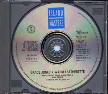 CD Grace Jones: Warm Leatherette 444850