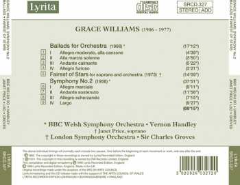 CD Grace Williams: Ballads; Fairest of Stars; Symphony No. 2  260515