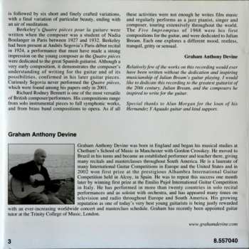 CD Graham Anthony Devine: British Guitar Music 455290