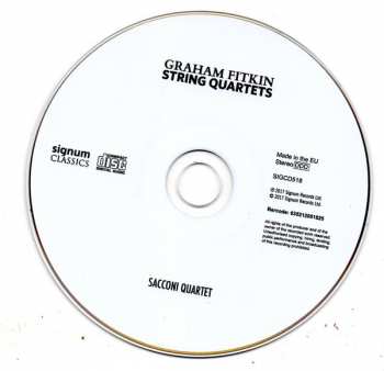CD Graham Fitkin: String Quartets 333821