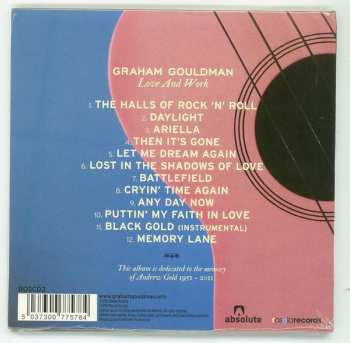 CD Graham Gouldman: Love And Work 312498