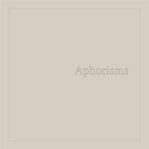 CD Graham Lambkin: Aphorisms 467229