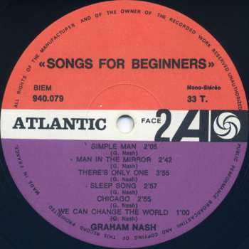 LP Graham Nash: Songs For Beginners 494575