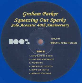 LP Graham Parker: Squeezing out Sparks - Solo Acoustic 40th Anniversary CLR | LTD