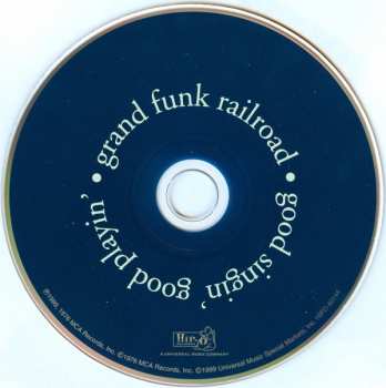 CD Grand Funk Railroad: Good Singin' Good Playin' 403545