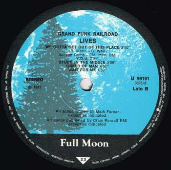 LP Grand Funk Railroad: Grand Funk Lives 518961