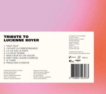CD Grand Orchestre Du Tricot: Tribute To Lucienne Boyer - Le Petit Faucheux Live 524340