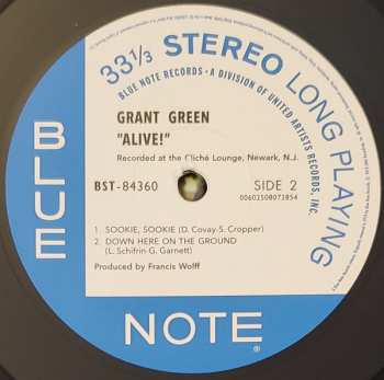 LP Grant Green: Alive! 64924