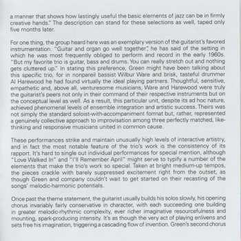 CD Grant Green: Remembering