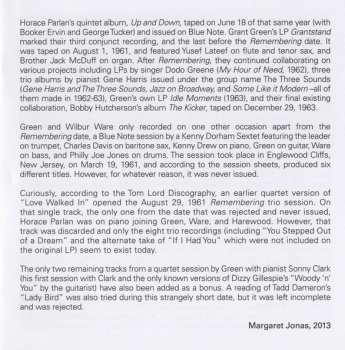 CD Grant Green: Remembering