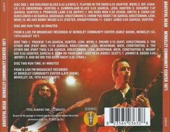2CD The Grateful Dead: Berkeley Community Center 1971 429407