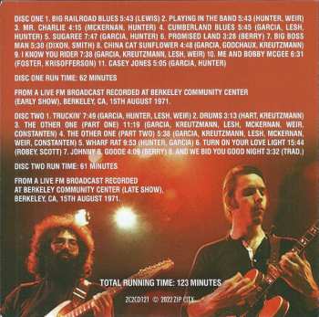 2CD The Grateful Dead: Berkeley Community Center 1971 429407