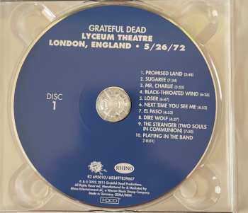 4CD The Grateful Dead: Lyceum Theatre London • England 5/26/72 390671