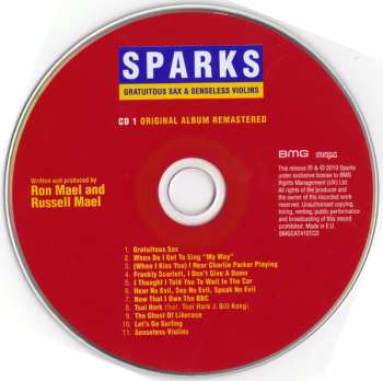 3CD Sparks: Gratuitous Sax & Senseless Violins 14604