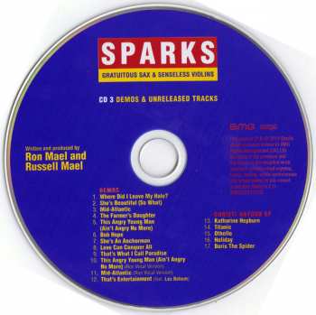 3CD Sparks: Gratuitous Sax & Senseless Violins 14604