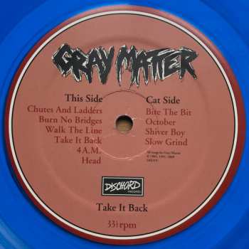 LP Gray Matter: Take It Back CLR 452237