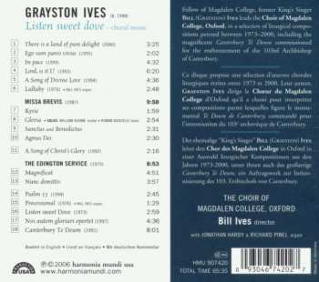 CD Grayston Ives: Listen Sweet Dove 240820