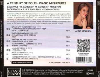 CD Grażyna Bacewicz: A Century Of Polish Piano Miniatures 374059