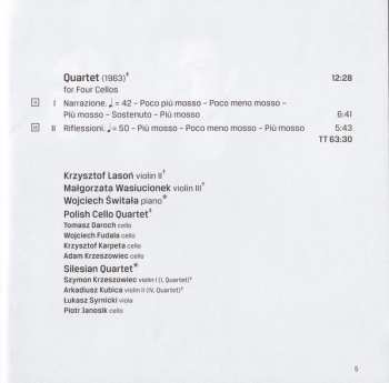 CD Grażyna Bacewicz: The Two Piano Quintets ∙ Quartet For Four Violins ∙ Quartet For Four Cellos 456347