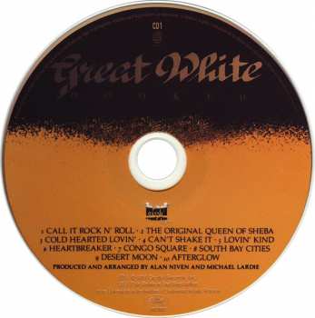 2CD Great White: Hooked + Live In New York LTD