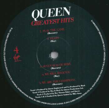 2LP Queen: Greatest Hits 14930