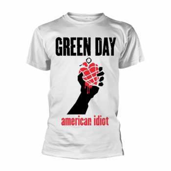 Merch Green Day: Tričko American Idiot Heart (white)