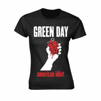 Merch Green Day: Tričko Dámské American Idiot Heart (black)